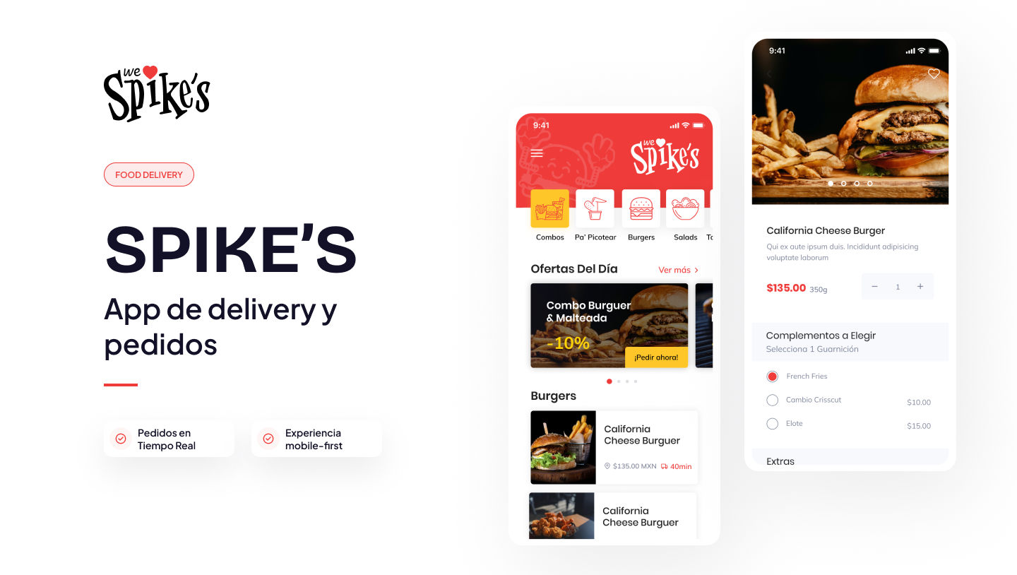 We Love Spikes — Delivery App